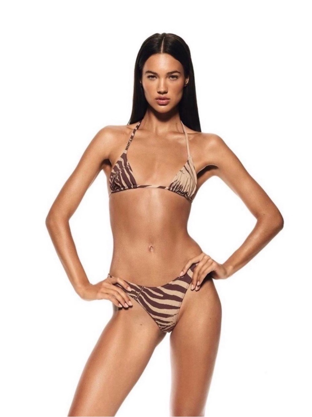 SKIMS x Roberto Cavalli Zebra-Print Bikini Set!! Small